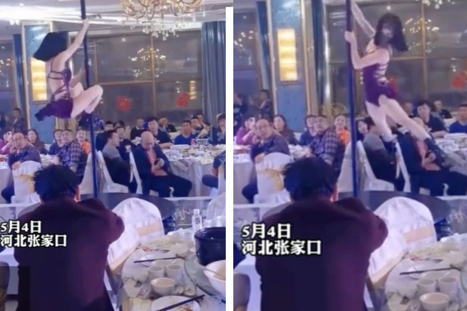 The new "I Do": Newlyweds have pole dancers at their topsy-turvy weddings
