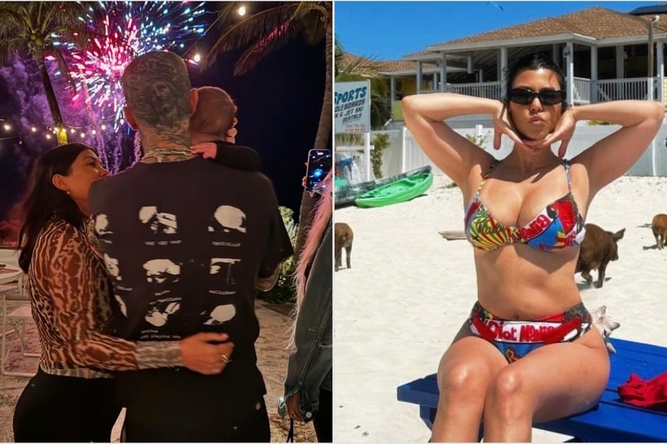 Kourtney Kardashian shares steamy bikini pics from birthday vacay