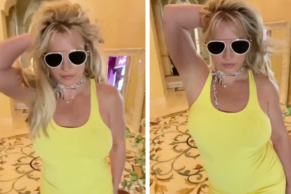 Britney Spears has continued to share some videos on her Twitter account.