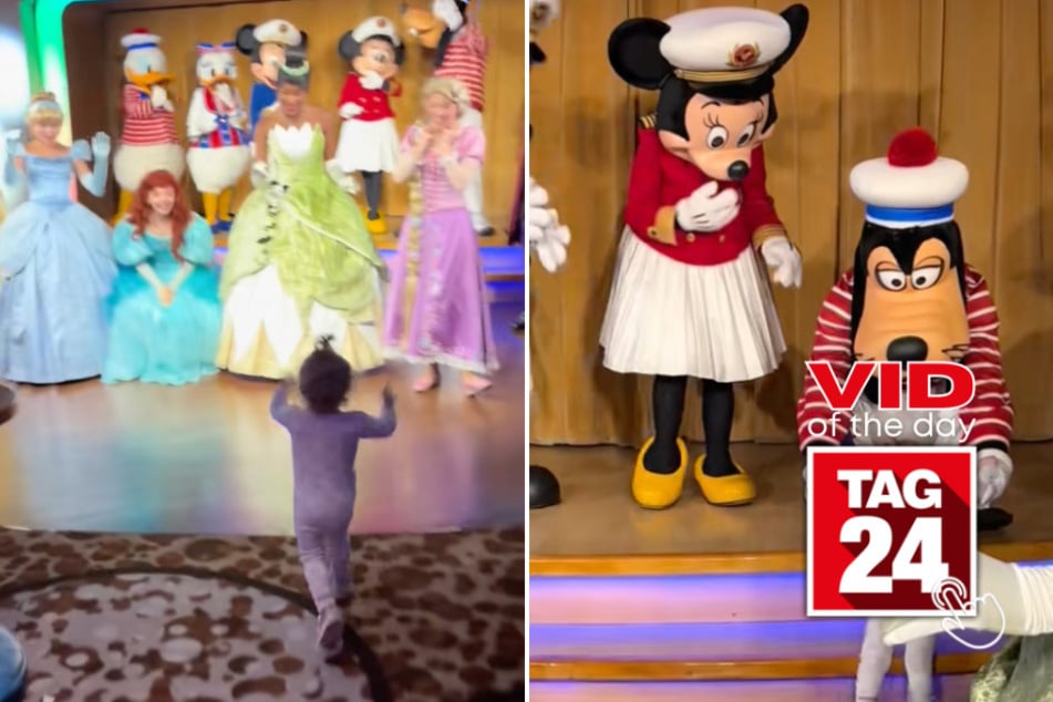 Viral Video of the Day for June 23, 2025: Toddler's dreams come true with Disney character meet-up!