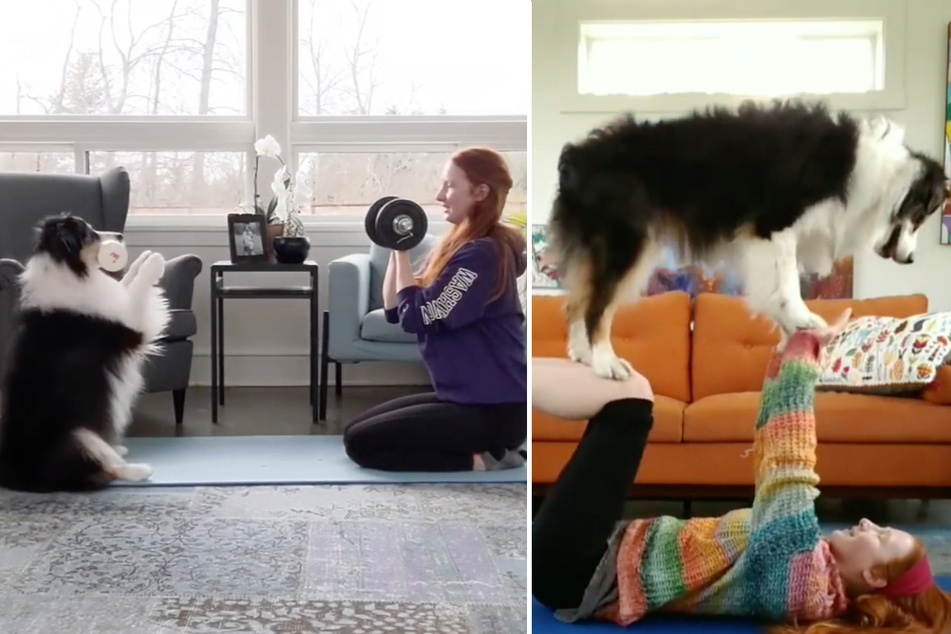 Mary and Secret have gone viral for their Instagram videos working out together.