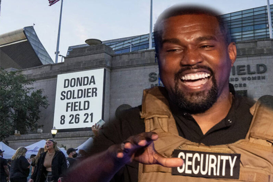 Kanye West's third DONDA event blazes with controversial cameos and Kim Kardashian in a wedding gown