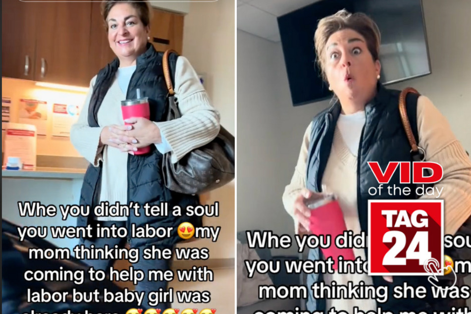 Viral Video of the Day for February 22, 2024: Daughter freaks mom out in hospital surprise