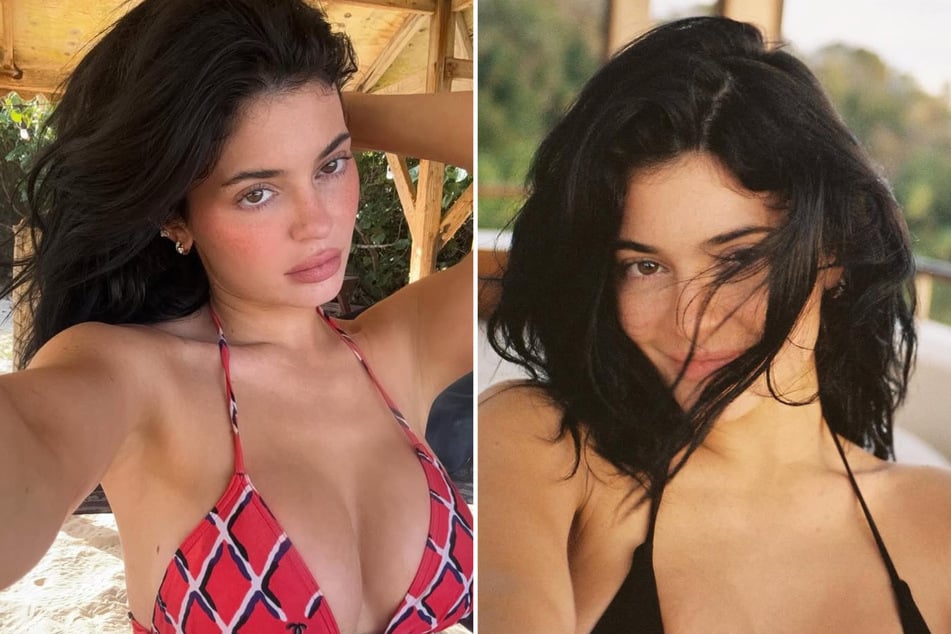 Kylie Jenner flaunts bare-faced beauty in new beach snaps