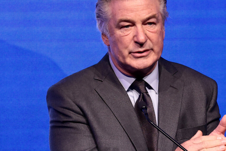 Alec Baldwin speaks at the RFK Ripple Of Hope Gala in December 2021.