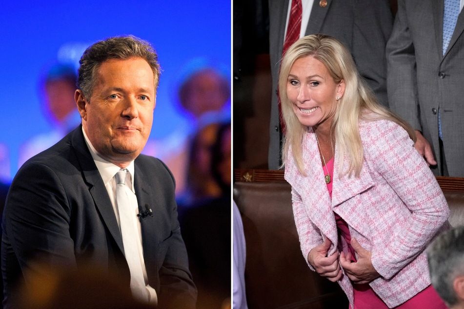 Congresswoman Marjorie Taylor Greene got into a heated debate with TV host Piers Morgan who pressed her on conspiracy theories she has pushed.