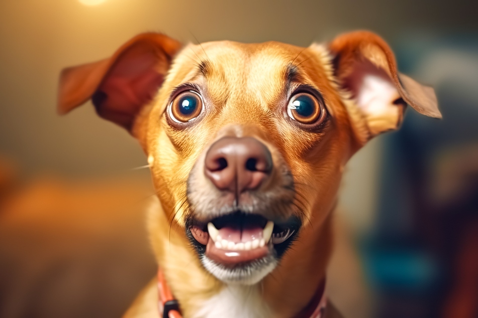 Dogs sometimes growl out of fear, pain, or even anger.