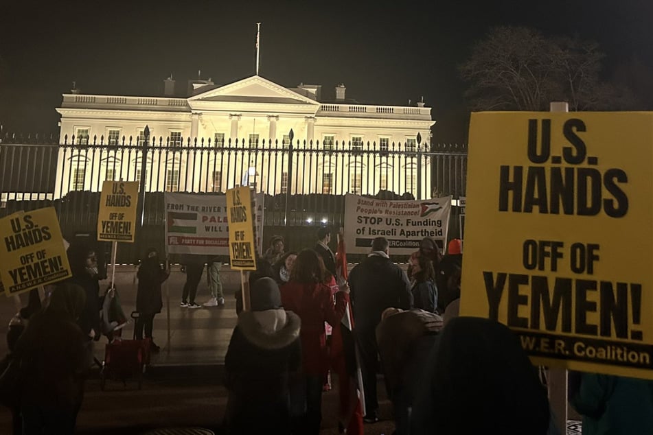 Biden launches renewed strikes on Yemen as protesters demand end to bombings