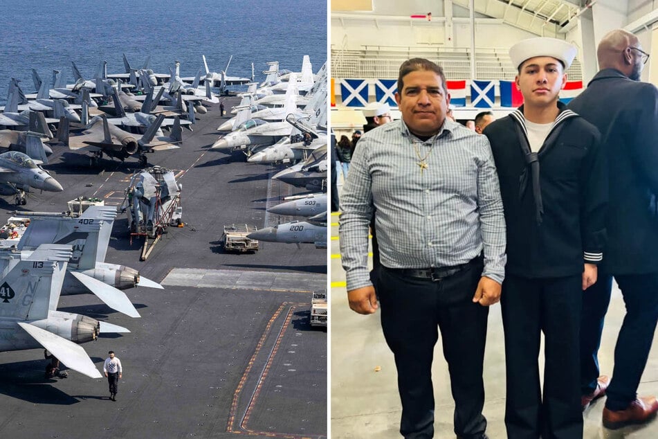 Father of USS Abraham Lincoln sailor abducted by ICE while son deployed to Middle East