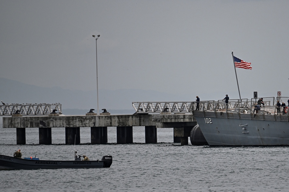 The Pentagon accused Venezuela of making a "provocative move" by having two military planes flying near a US Navy vessel in international waters.