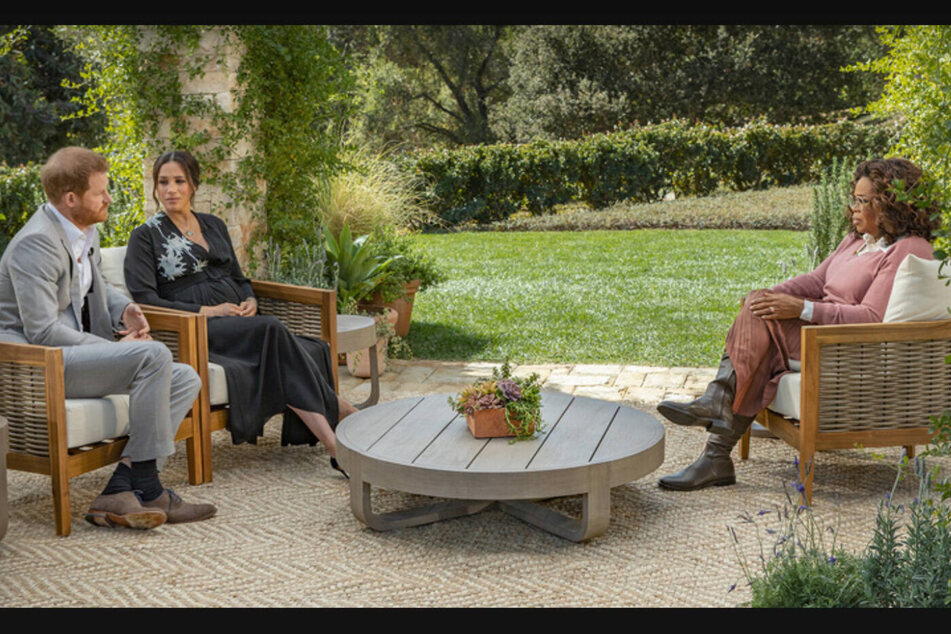 Prince Harry (l., 36) and Duchess Meghan (39) gave an explosive interview to Oprah Winfrey (67).