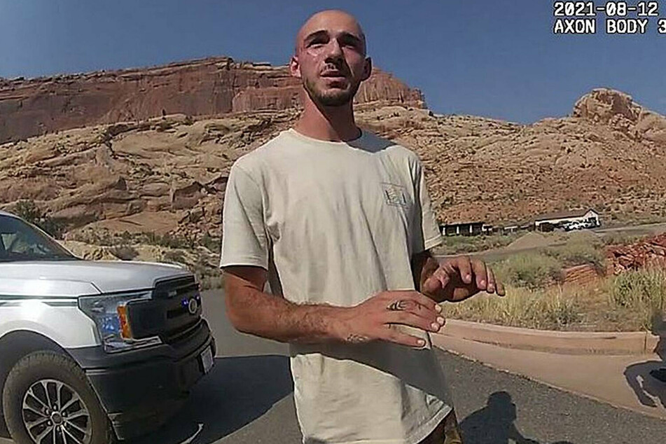 Brian Laundrie on a police bodycam video after he and Gabby Petito were pulled over.