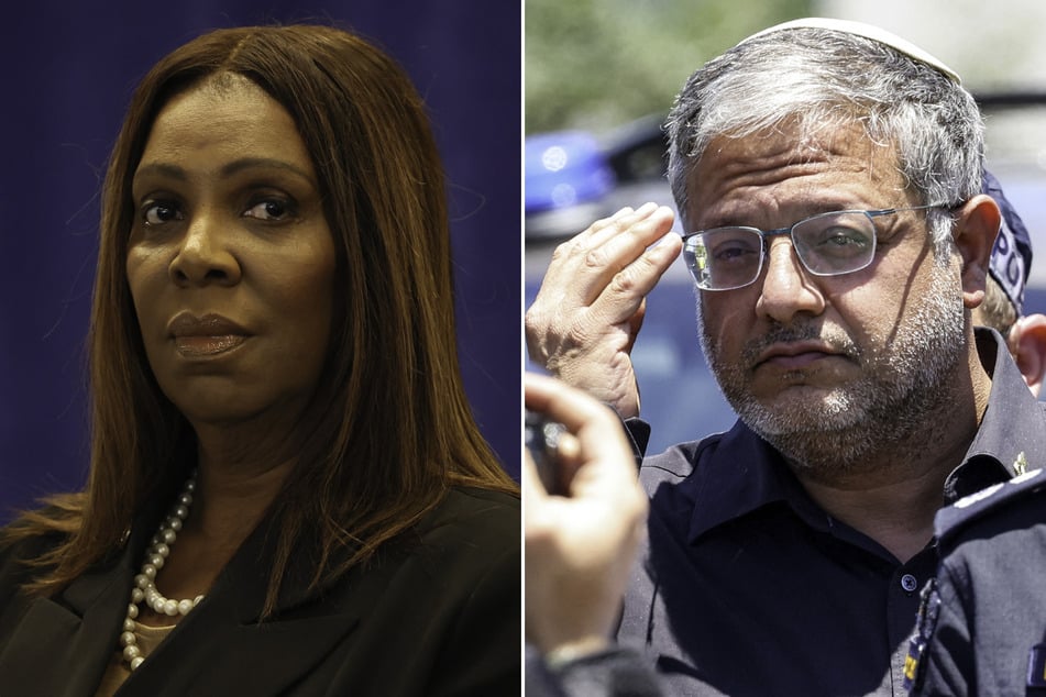New York AG Letitia James urged to investigate Israel's Ben-Gvir before possible visit