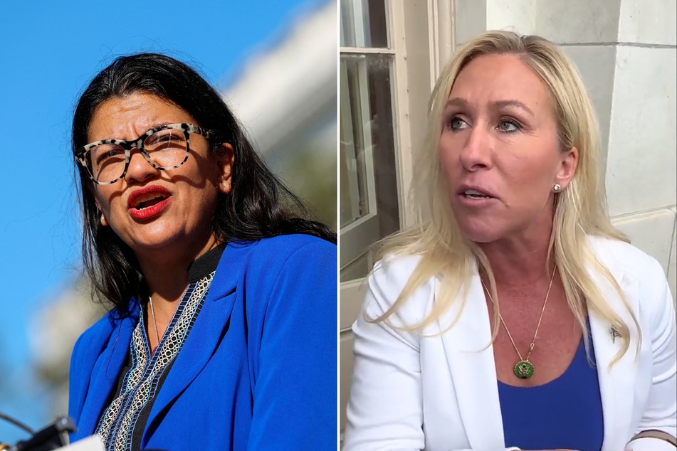 Marjorie Taylor Greene calls anti-war protesters "insurrectionists" and blames Rep. Rashida Tlaib