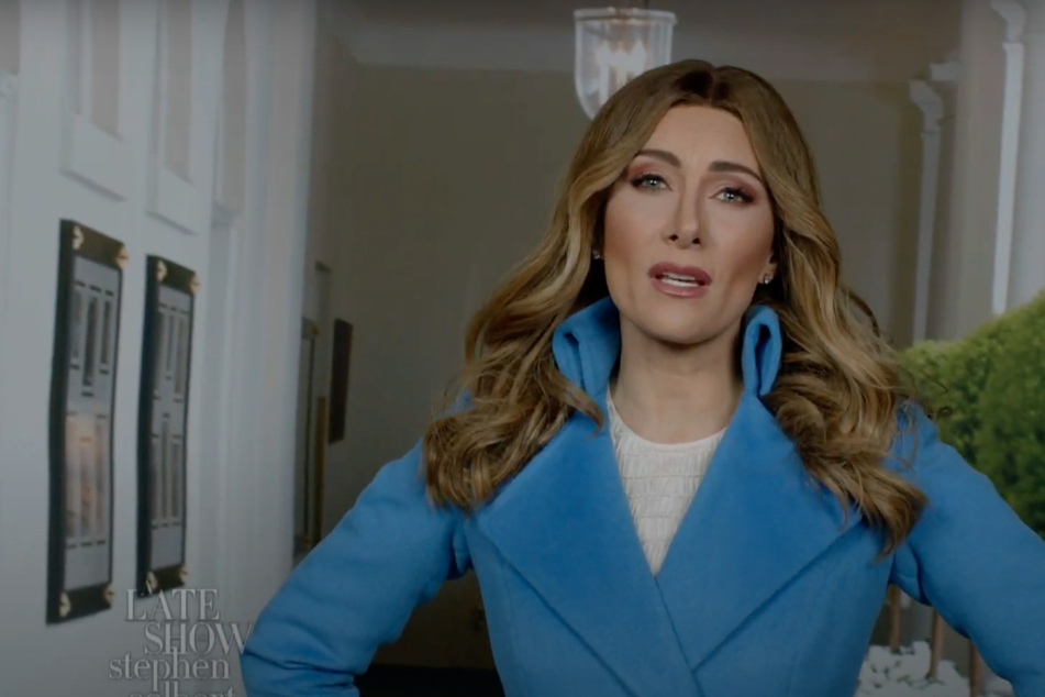 Melania Trump bids farewell to the nation – and so does Stephen Colbert's parody of the first lady