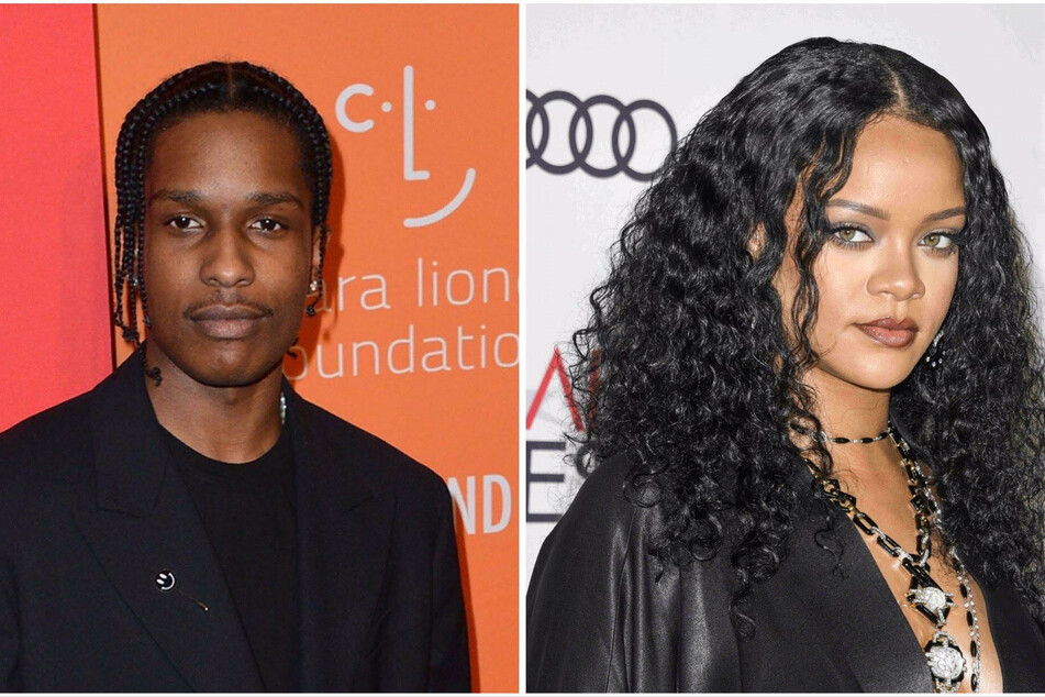 Rihanna and A$AP Rocky seen getting cozy on set of new project!