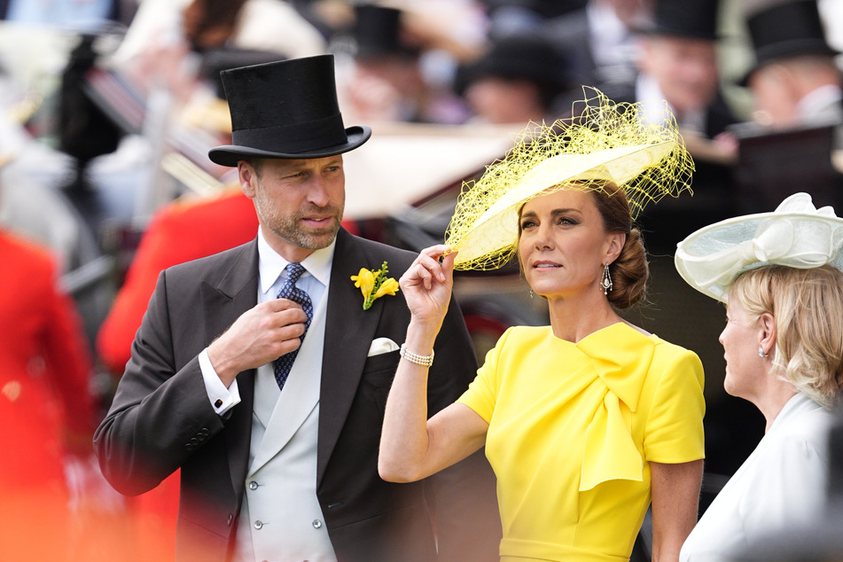 Kate (r.) attended Royal Ascot alongside Prince William.