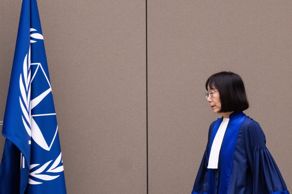 Judge Tomoko Akane arrives at the International Criminal Court in The Hague, Netherlands, on November 20, 2024.