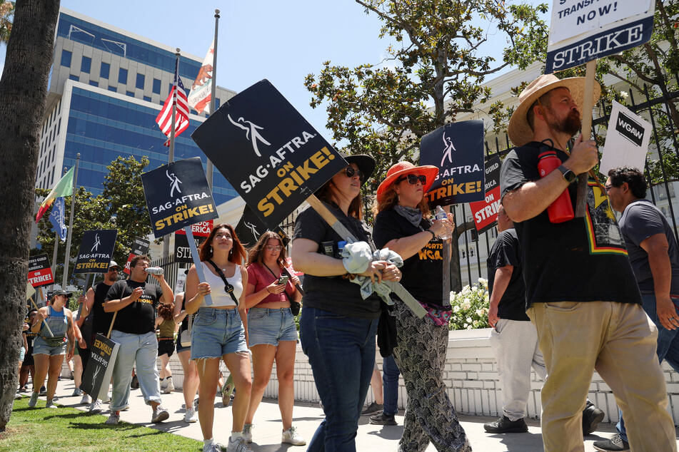 The writers' union was joined by the Screen Actors Guild in Hollywood's first double strike in decades.