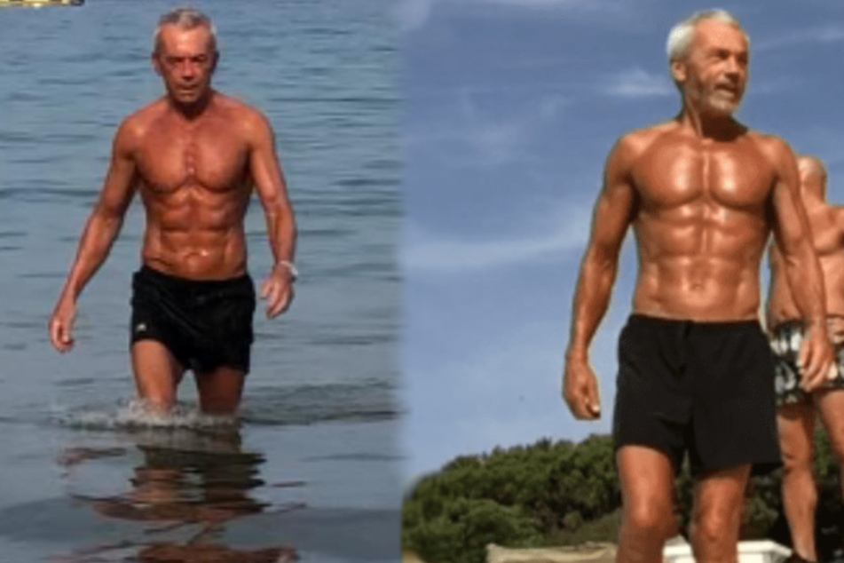 Extremely fit grandpa Mike Millen shares tips on how to get a six-pack at 67