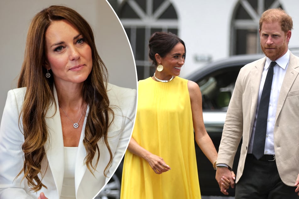 Meghan Markle and Prince Harry seemingly take dig at Kate Middleton with surprising move