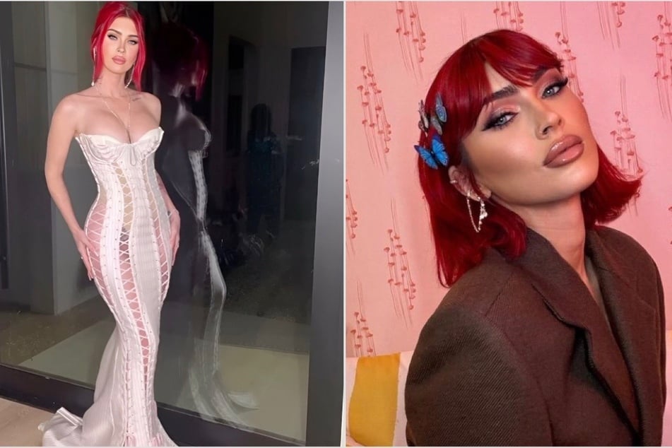 Megan Fox leaves little to the imagination at Karashian-Jenner Christmas bash with Machine Gun Kelly