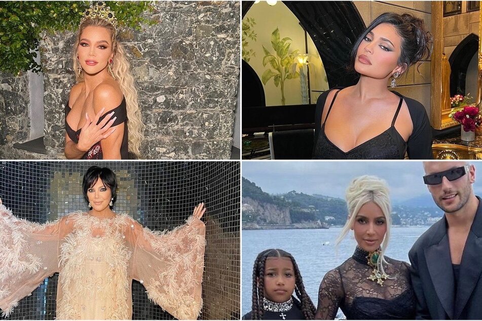 The Kar-Jenners all stunned in beautiful designer dresses for Kravis' swoon-worthy Italian wedding that was also designed by Dolce & Gabbana.