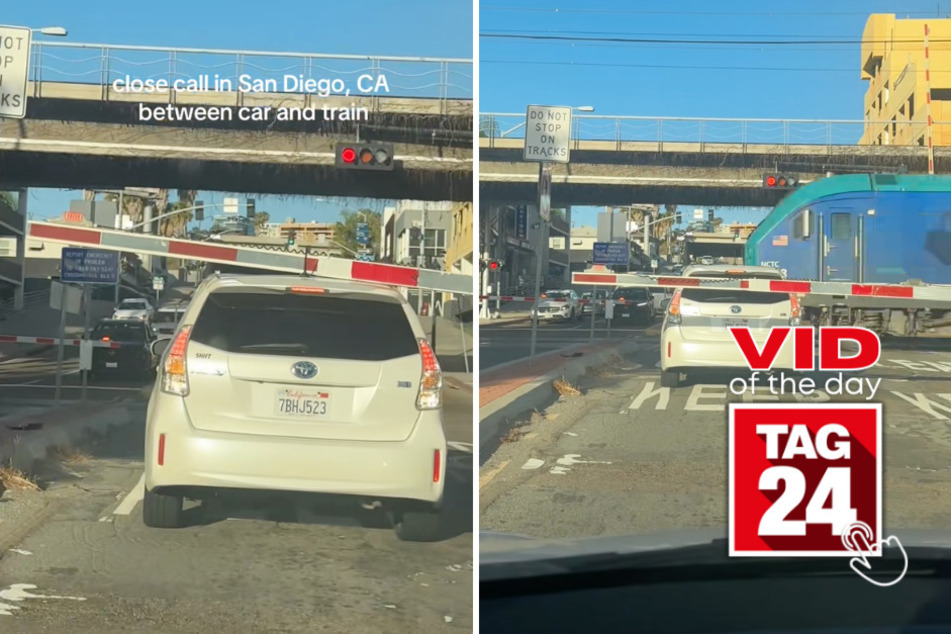 Viral Video of the Day for June 6, 2026: Driver's jaw-dropping train track blunder leaves viewers stunned