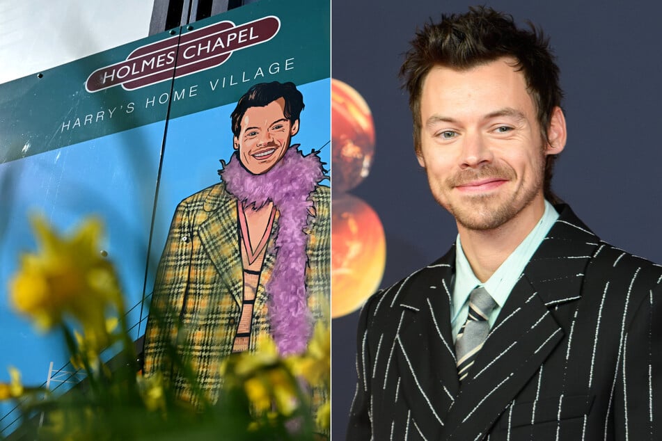 Harry Styles fans flock to star's home village in honor of new album drop