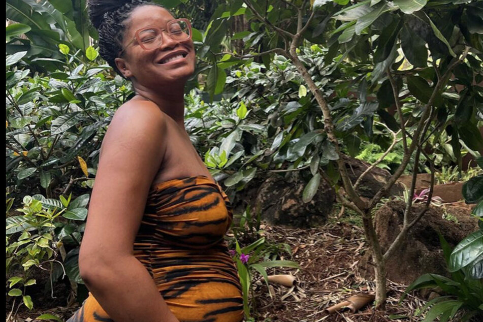 Keke Palmer announced her pregnancy in December during her opening monologue on Saturday Night Live.