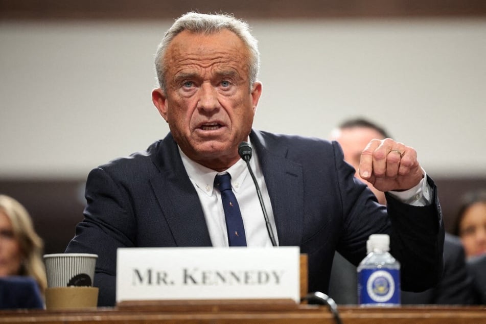 Robert F. Kennedy Jr. testifies during his Senate Finance Committee confirmation hearing at the Dirksen Senate Office Building on January 29, 2025 in Washington, DC.