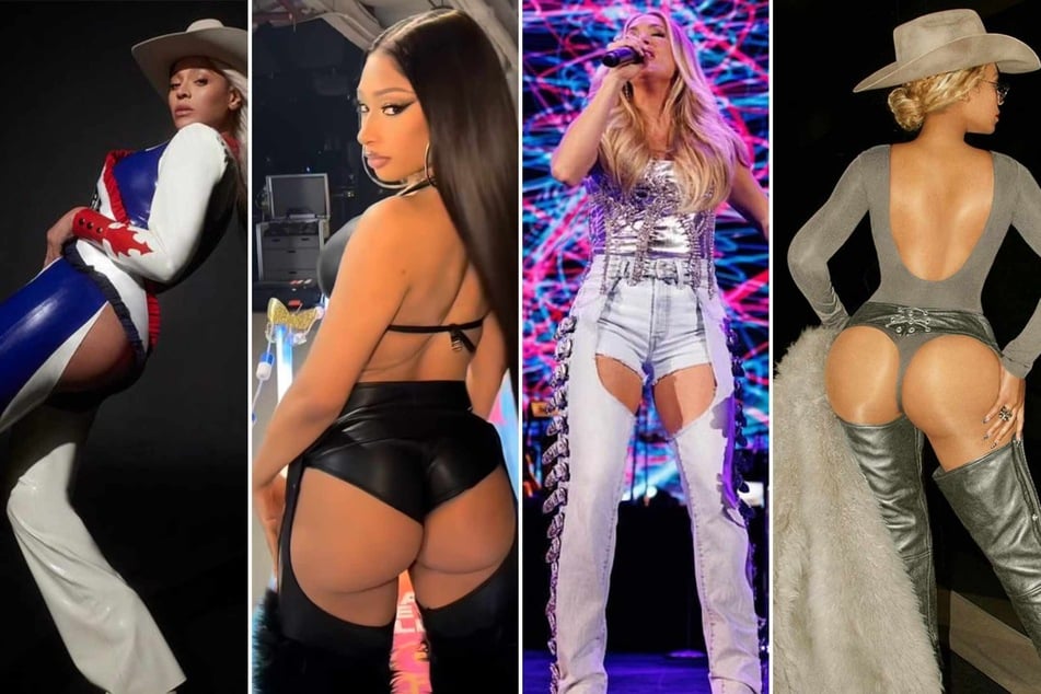 Backless chaps lead the charge as Beyoncé's cowboycore fashion blazes on