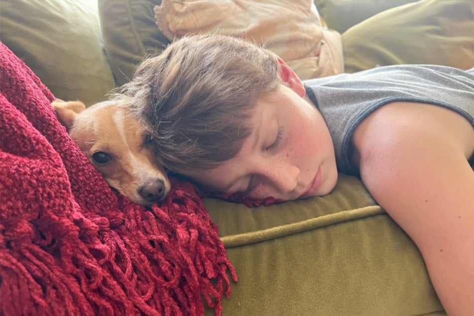 John's teenage son, Ben, is just as close with little Peanut. The actor shared Ben with his late wife, Kelly Preston.