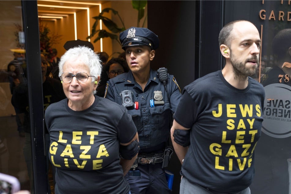 Dozens of demonstrators were recently arrested for protesting outside the offices of two Democrat Senators that voted against cutting arms sales to Israel.