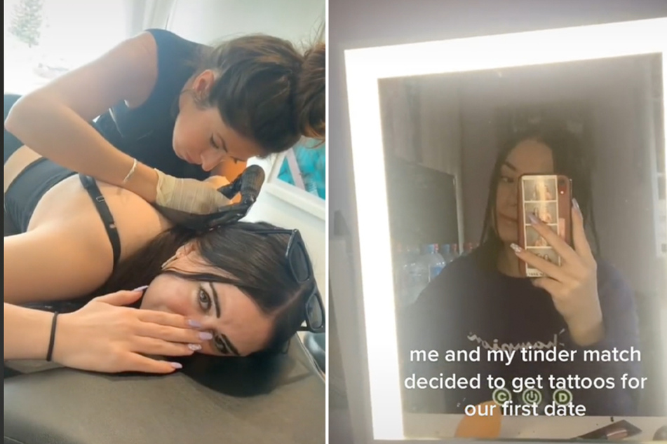 Tinder matches get tatted to make their first date a forever thing
