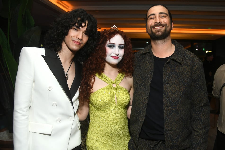 (From l to r) Conan Gray, Chappell Roan, and Noah Kahan attend Republic Records Celebrates Artist Community at Bar Lis on January 31, 2024, in Los Angeles, California.