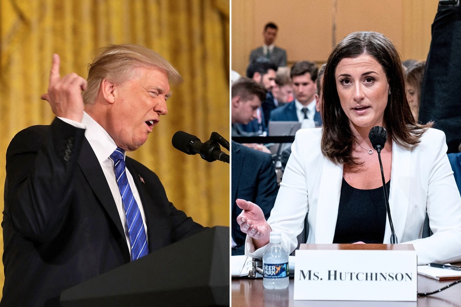 Cassidy Hutchinson says she was forced into hiding after criticizing Donald Trump