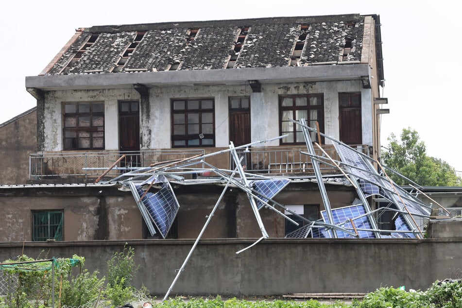 A typhoon caused major destruction after making landfall in Eastern China on July 12, 2026.