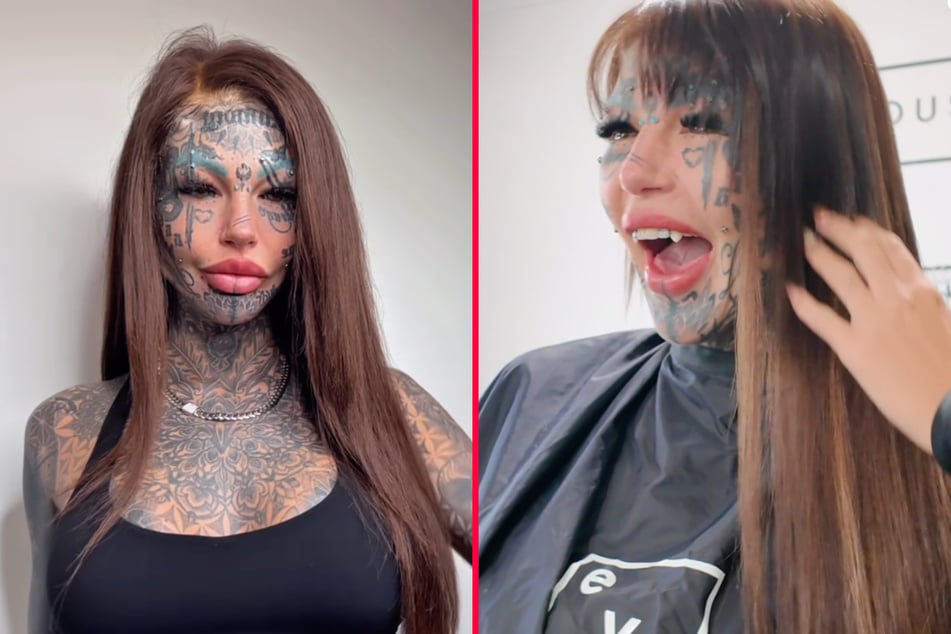 Inked adult star reveals extraordinary cost of her radical tattoo transformation