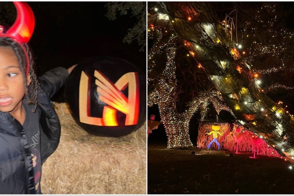 Kim Kardashian shared snaps from her family outing at Night of the Jack in California.