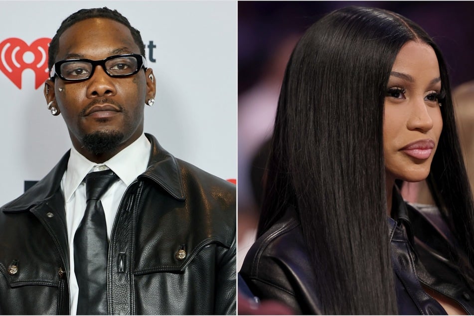 Offset (l.) was dragged by Cardi B's fans after he seemingly throw a dig at her on Instagram.