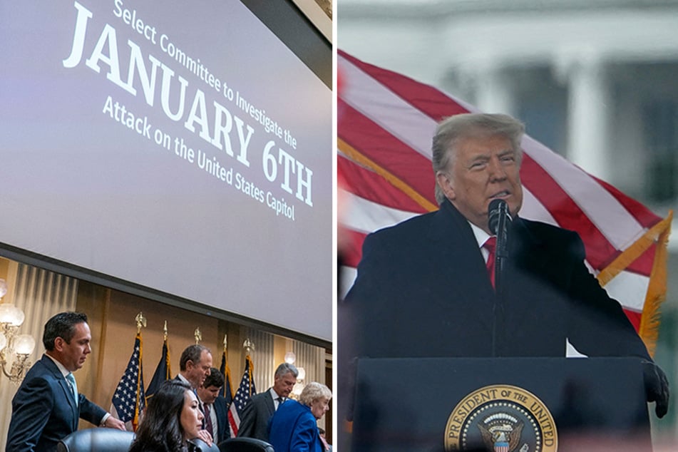 The House committee investigating the January 6 attack on the US Capitol recommended that the DOJ take legal action against former President Donald Trump (r).