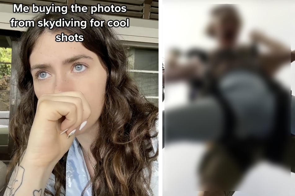 TikToker shares skydiving fail that amuses millions: "I did myself so dirty"