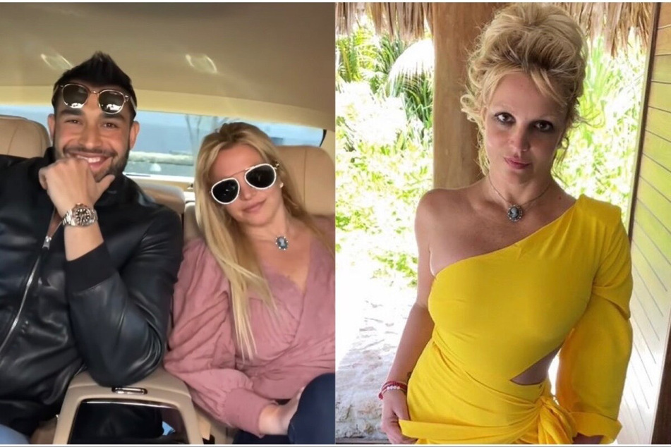 Britney Spears heads back to Las Vegas and drops a huge wedding hint!
