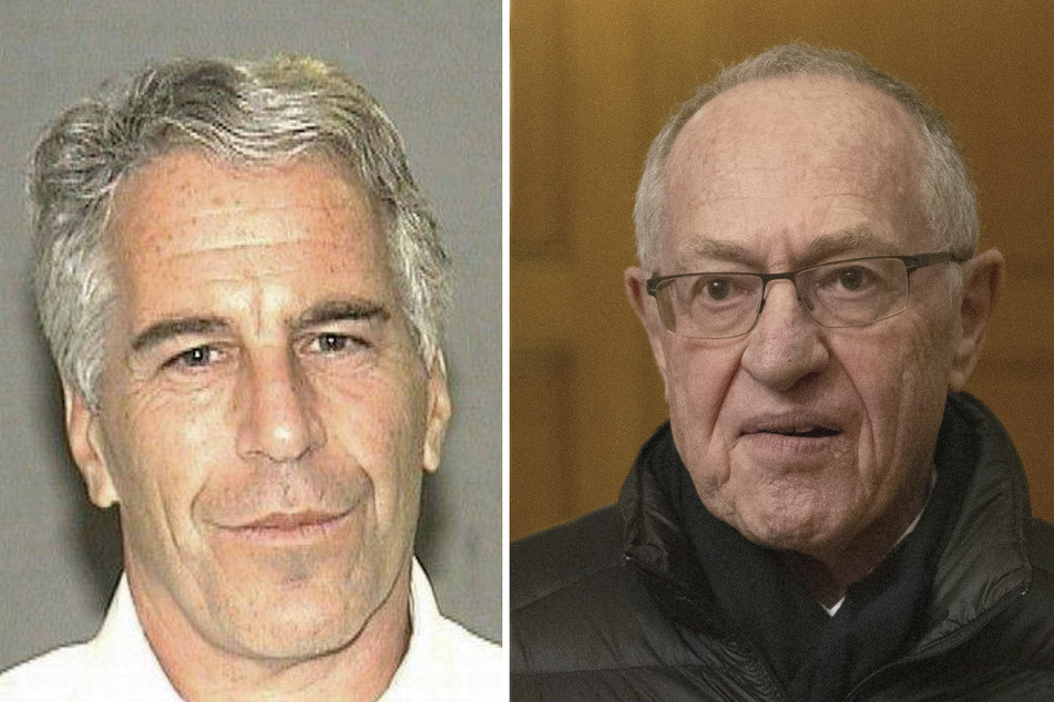 Alan Dershowitz (r.) met Jeffrey Epstein in 1996 and began representing him in 2005.