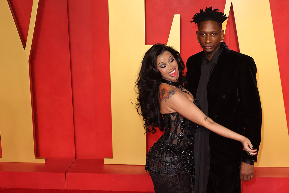 Cardi B celebrated her "fashion partner in crime" Kollin Carter as the two grace the cover of The Hollywood Reporter.