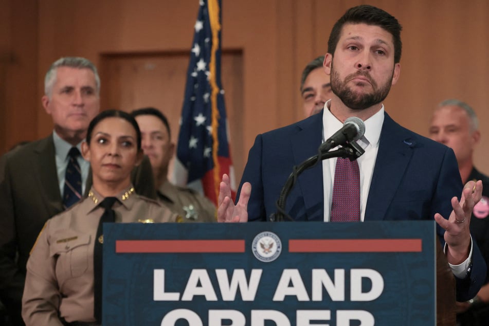 Florida Attorney General James Uthmeier announces an arrest warrant for former Cuban leader Raúl Castro during a press conference in Miami on Monday. Russia slammed the charges as "baseless and contrived" on Tuesday.