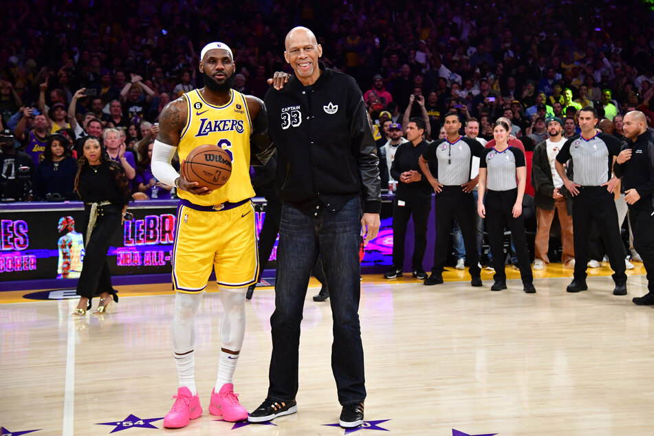 Abdul-Jabbar praised LeBron James' leadership, on and off the court.