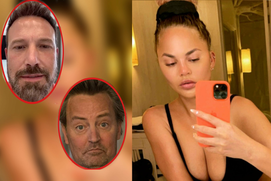 Chrissy Teigen blasts Matthew Perry and Ben Affleck's "creepy" behavior on dating app