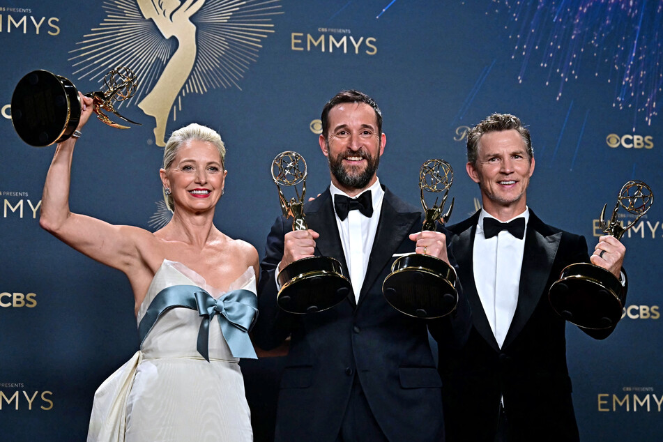 The Pitt, which covers 15 hours of an emergency room shift at a Pittsburgh hospital, surprised with a win for best drama series.